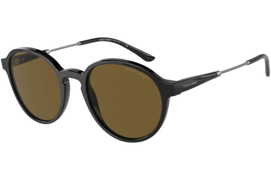 Слънчеви очила Giorgio Armani AR8160 500173 Заоблени Черна