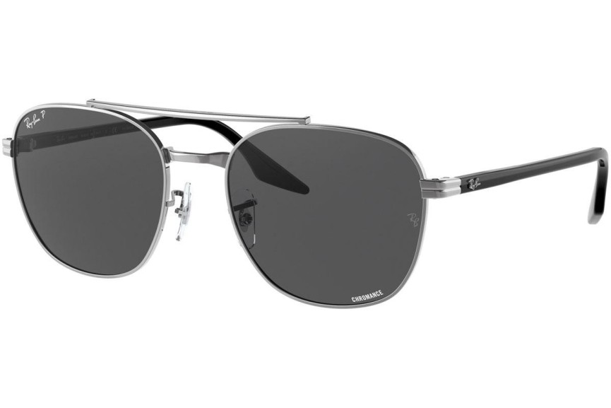 Слънчеви очила Ray-Ban Chromance Collection RB3688 004/K8 Polarized Квадратни Сребърна