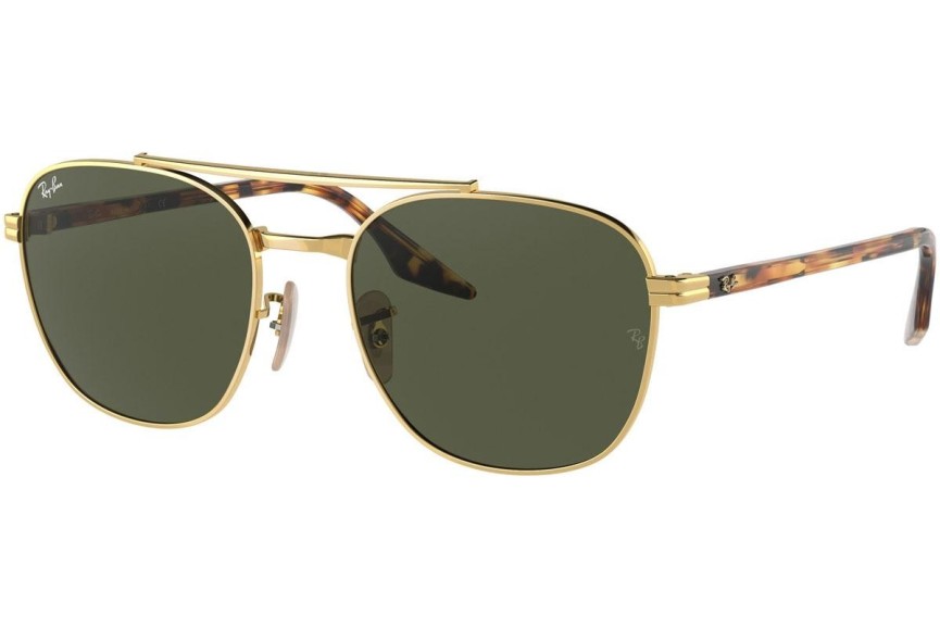 Слънчеви очила Ray-Ban RB3688 001/31 Квадратни Златна