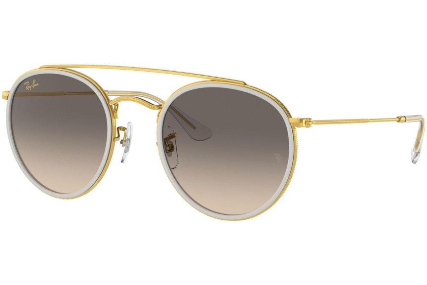 Слънчеви очила Ray-Ban Round Double Bridge RB3647N 923632 Заоблени Златна