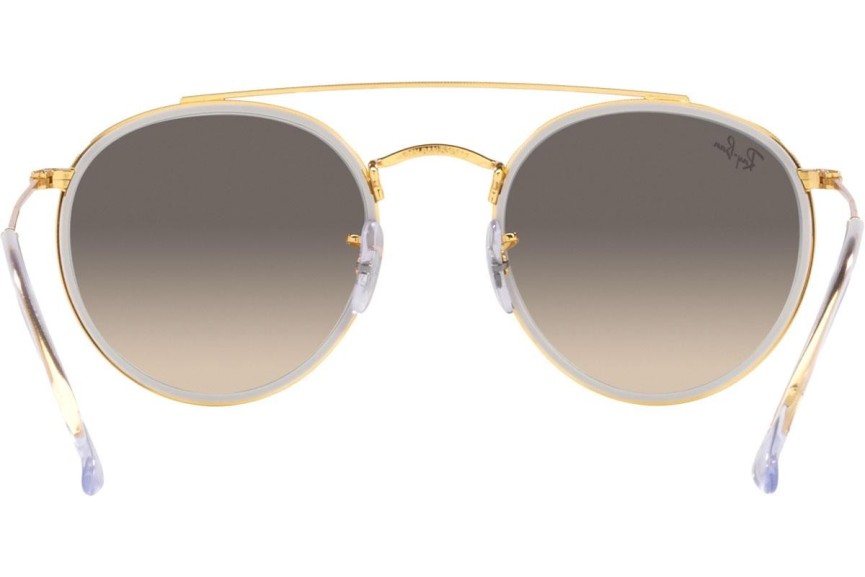 Слънчеви очила Ray-Ban Round Double Bridge RB3647N 923632 Заоблени Златна