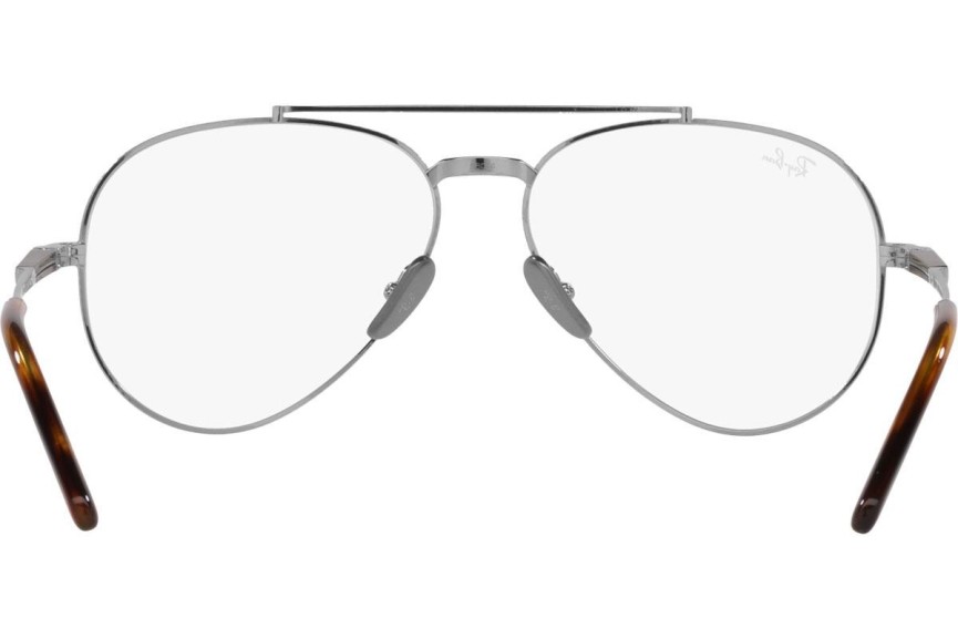 Очила Ray-Ban Aviator Titanium Titanium Collection RX8225V 1224 Пилотни Сребърна