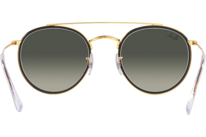 Слънчеви очила Ray-Ban Round Double Bridge RB3647N 923871 Заоблени Златна