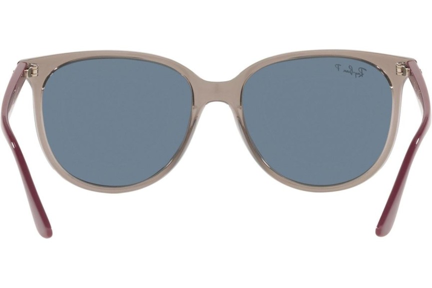 Слънчеви очила Ray-Ban RB4378 65722V Polarized Квадратни Сива