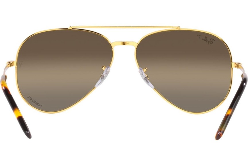 Слънчеви очила Ray-Ban New Aviator Chromance Collection RB3625 9196G5 Polarized Пилотни Златна