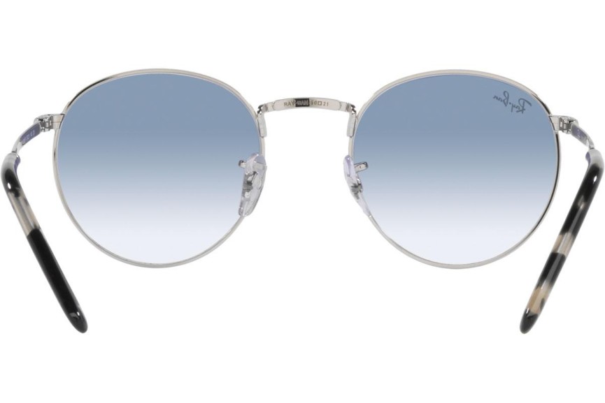 Слънчеви очила Ray-Ban New Round RB3637 003/3F Заоблени Сребърна