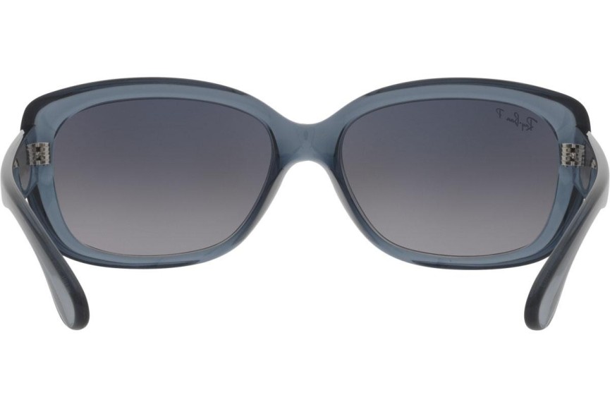 Слънчеви очила Ray-Ban Jackie Ohh RB4101 659278 Polarized С голям размер Синя