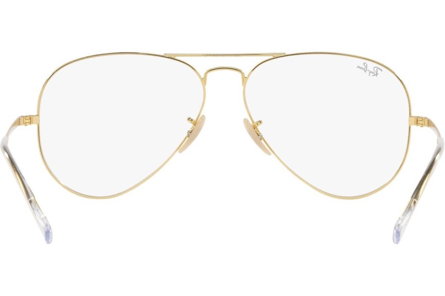 Очила Ray-Ban Aviator RX6489 2890 Пилотни Златна