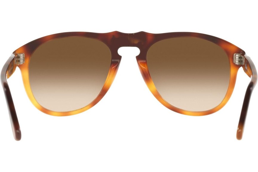 Слънчеви очила Persol PO0649 116051 Пилотни Кафява