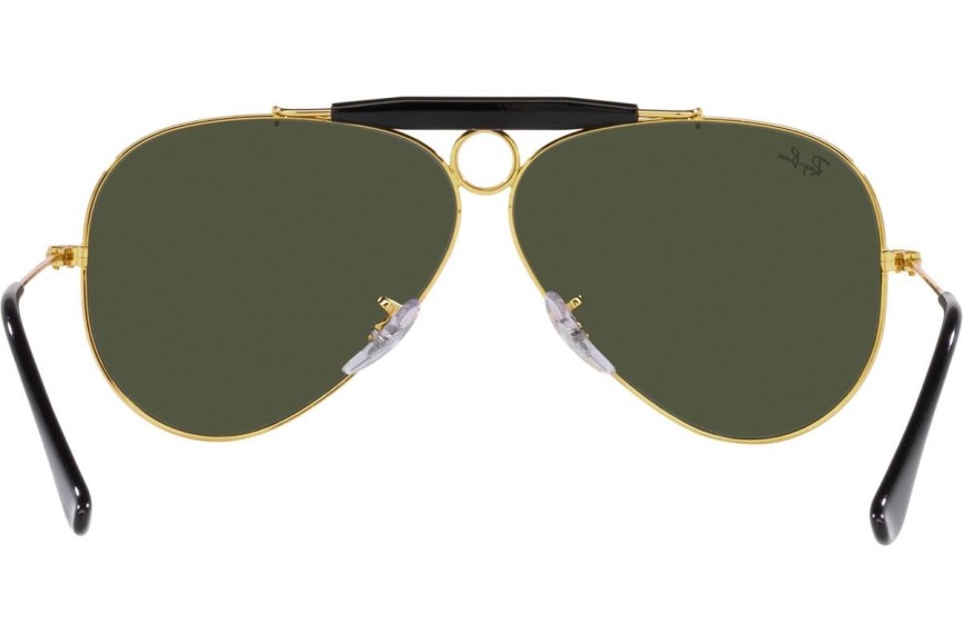 Слънчеви очила Ray-Ban Shooter RB3138 923931 Пилотни Златна