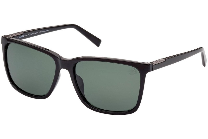 Слънчеви очила Timberland TB9280-H 01R Polarized Квадратни Черна