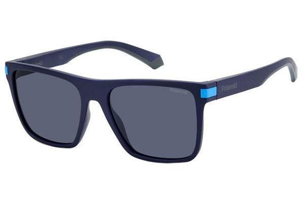 Слънчеви очила Polaroid PLD2128/S FLL/C3 Polarized Квадратни Синя