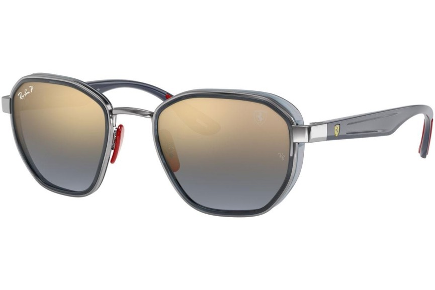 Слънчеви очила Ray-Ban Scuderia Ferrari Collection RB3674M F001J0 Polarized Квадратни Сребърна