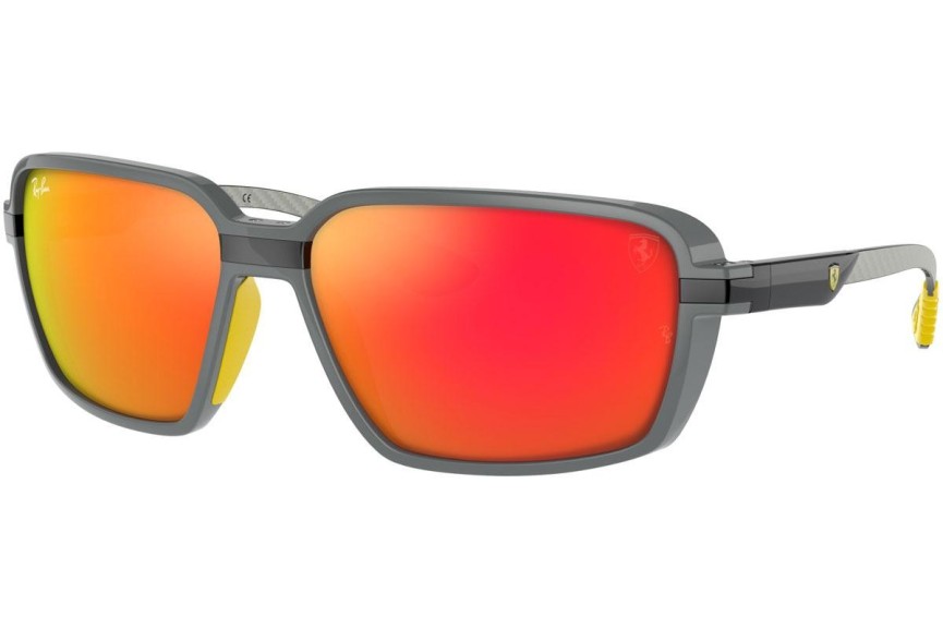 Слънчеви очила Ray-Ban Scuderia Ferrari Collection RB8360M F6726Q Правоъгълни Сива