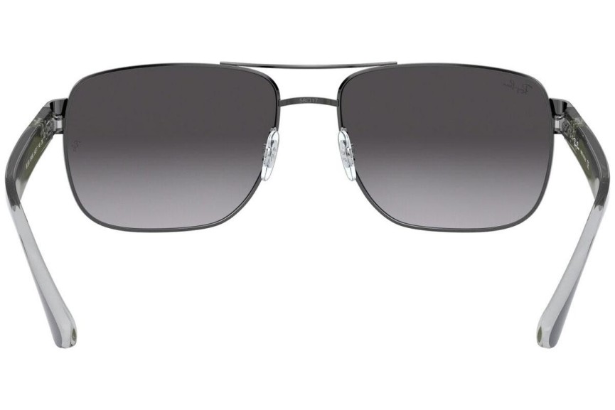 Слънчеви очила Ray-Ban RB3530 004/8G Правоъгълни Сребърна