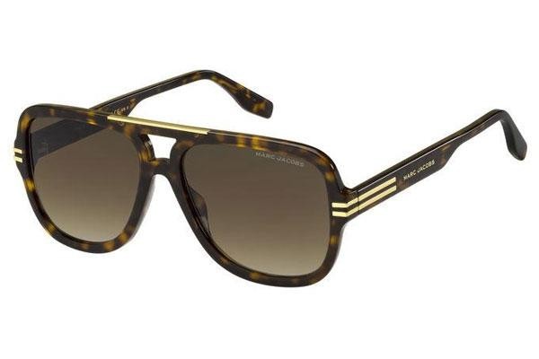 Слънчеви очила Marc Jacobs MARC637/S 086/HA Пилотни Хавана