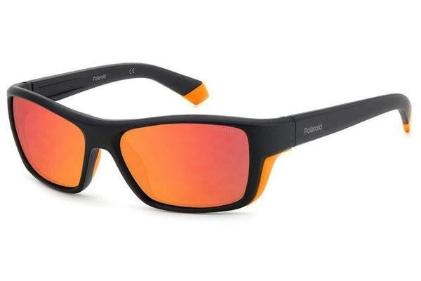 Слънчеви очила Polaroid PLD7046/S 2M5/OZ Polarized Правоъгълни Черна