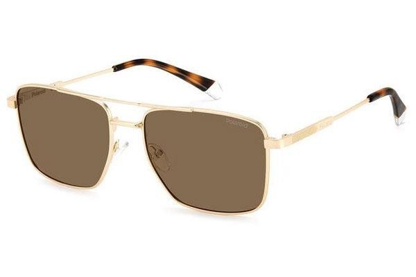 Слънчеви очила Polaroid PLD4134/S/X AOZ/SP Polarized Квадратни Златна