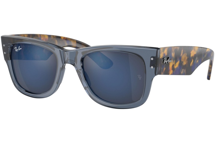 Слънчеви очила Ray-Ban Mega Wayfarer RB0840S 6638O4 Квадратни Синя