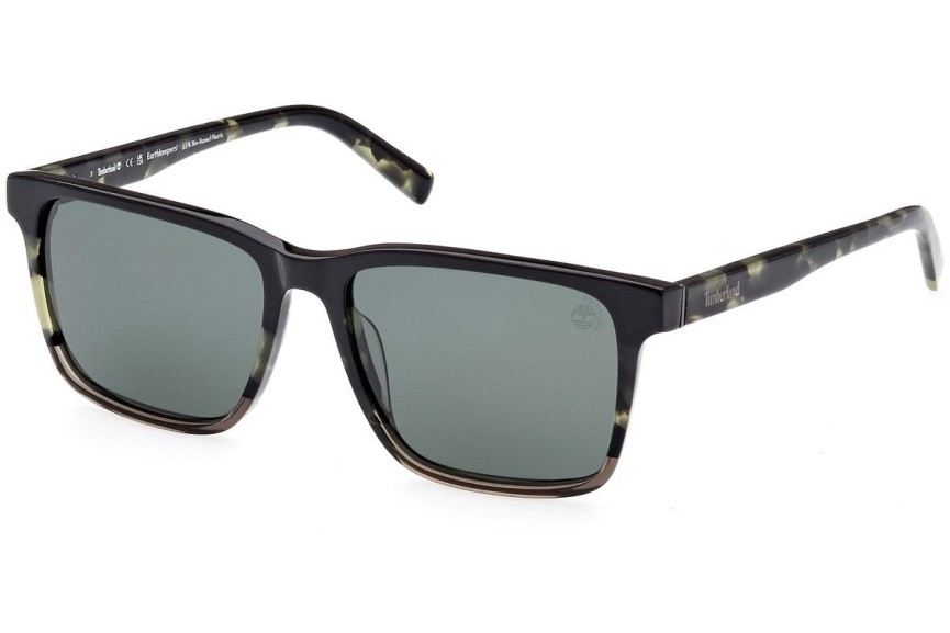 Слънчеви очила Timberland TB9306 53R Polarized Квадратни Хавана