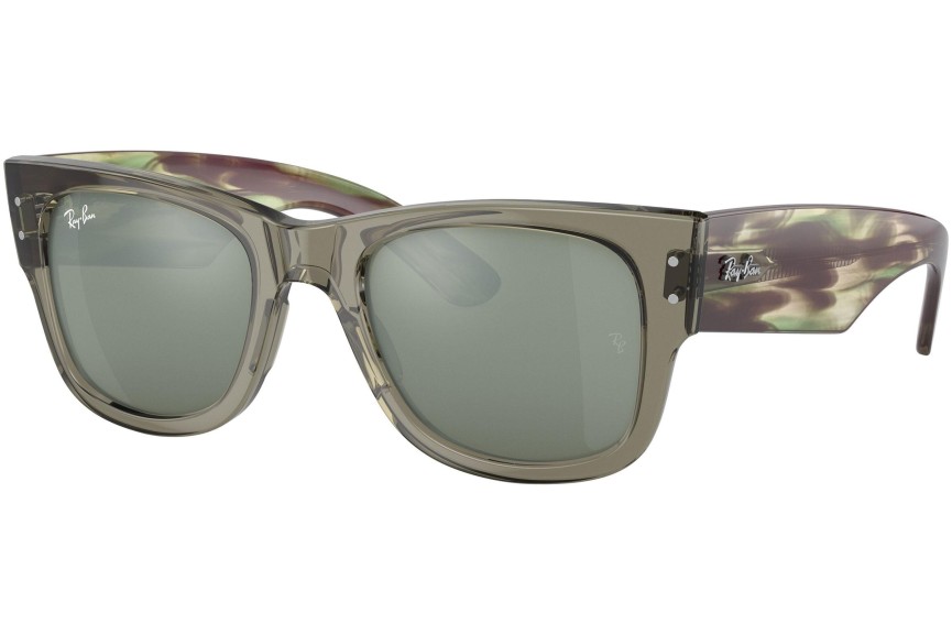 Слънчеви очила Ray-Ban Mega Wayfarer RB0840S 66355C Квадратни Зелена