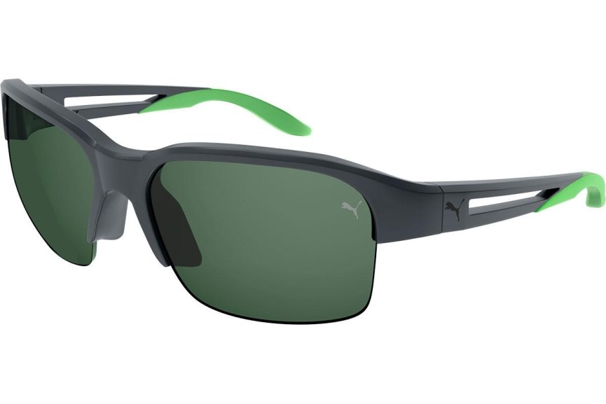 Слънчеви очила Puma PU0352S 004 Polarized Правоъгълни Сива