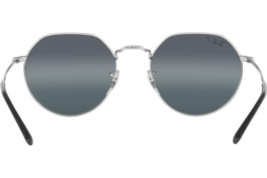 Слънчеви очила Ray-Ban Jack Chromance Collection RB3565 9242G6 Polarized Заоблени Сребърна