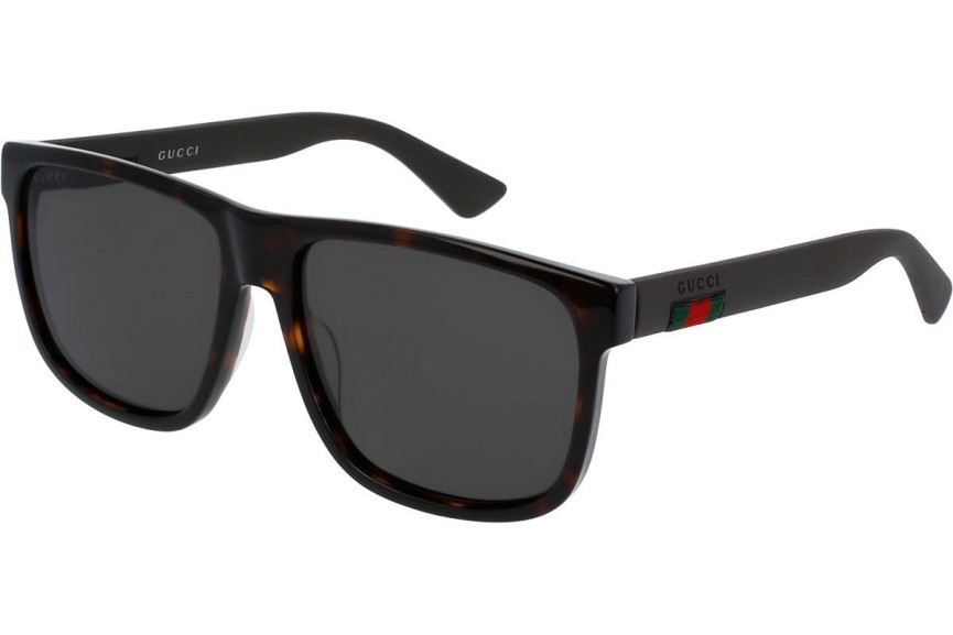 Слънчеви очила Gucci GG0010S 003 Polarized Квадратни Хавана