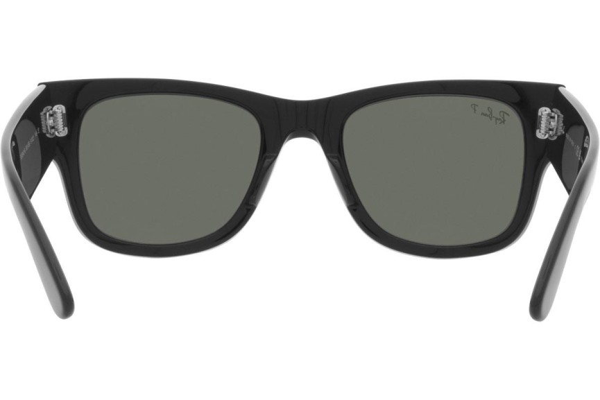 Слънчеви очила Ray-Ban Mega Wayfarer RB0840S 901/58 Polarized Квадратни Черна