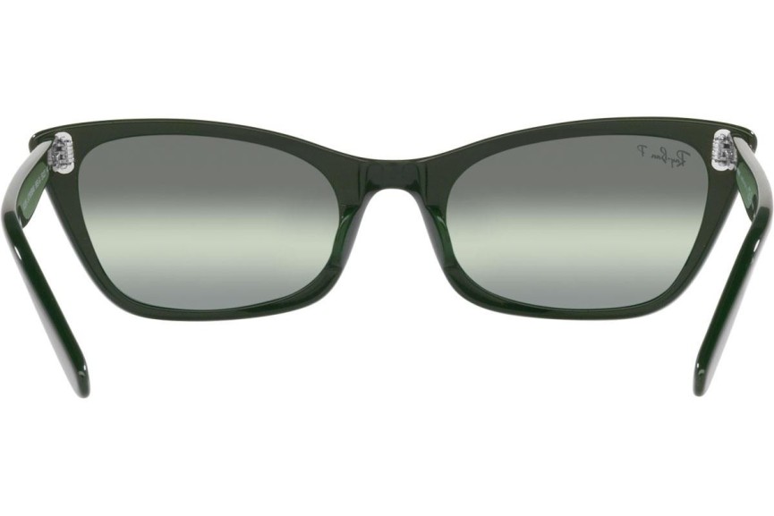 Слънчеви очила Ray-Ban Lady Burbank Chromance Collection RB2299 6659G4 Polarized Око на котка Зелена