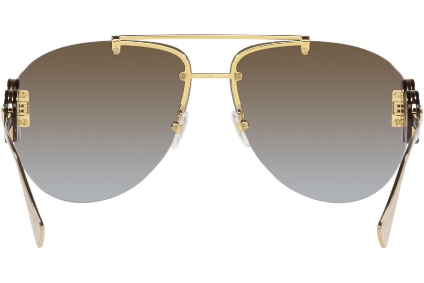 Слънчеви очила Versace Double Medusa Aviator VE2250 148889 Пилотни Златна