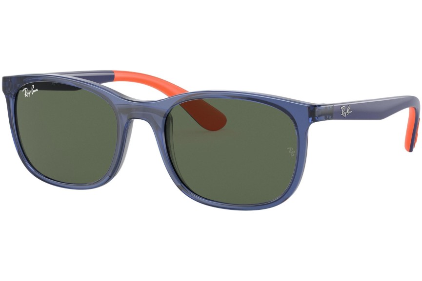 Слънчеви очила Ray-Ban Junior RJ9076S 712471 Правоъгълни Синя