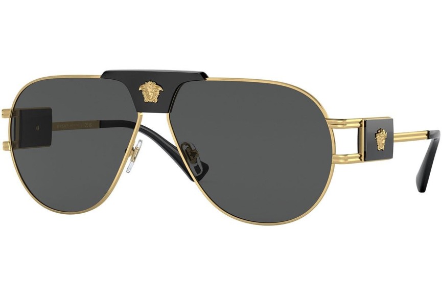 Слънчеви очила Versace Special Project Aviator VE2252 100287 Пилотни Златна