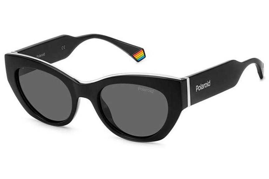 Слънчеви очила Polaroid PLD6199/S/X 807/M9 Polarized Око на котка Черна