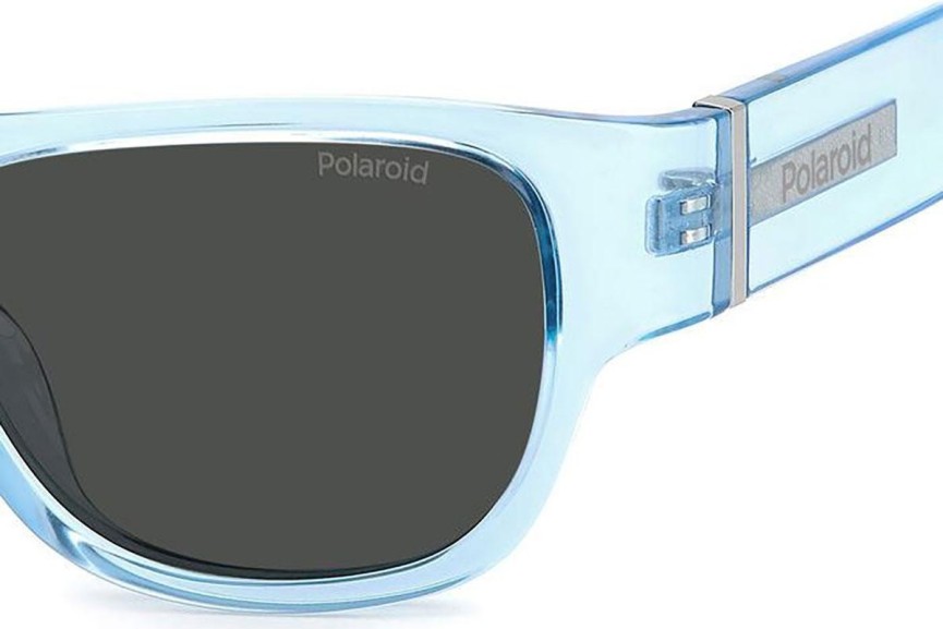 Слънчеви очила Polaroid PLD6197/S MVU/M9 Polarized Квадратни Синя