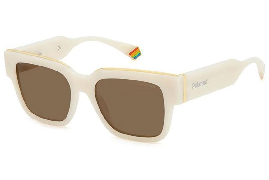 Слънчеви очила Polaroid PLD6198/S/X SZJ/SP Polarized Квадратни Бяла