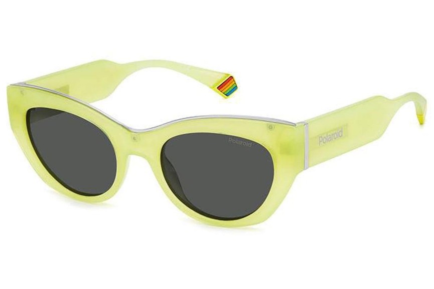 Слънчеви очила Polaroid PLD6199/S/X 6DX/M9 Polarized Око на котка Зелена