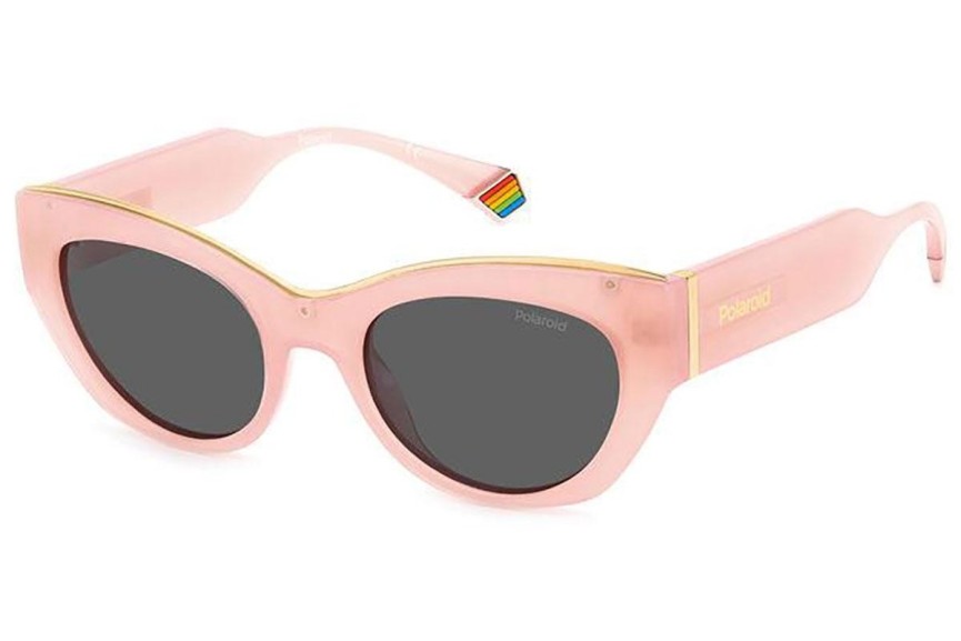 Слънчеви очила Polaroid PLD6199/S/X 35J/M9 Polarized Око на котка Розова