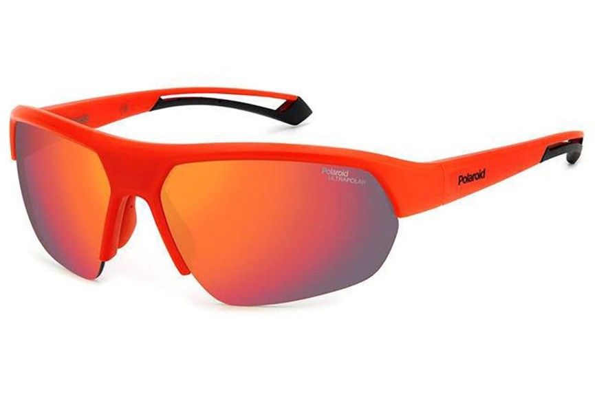 Слънчеви очила Polaroid PLD7048/S 0Z3/BG Polarized Правоъгълни Червена