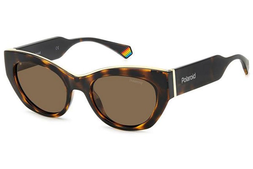 Слънчеви очила Polaroid PLD6199/S/X 086/SP Polarized Око на котка Хавана