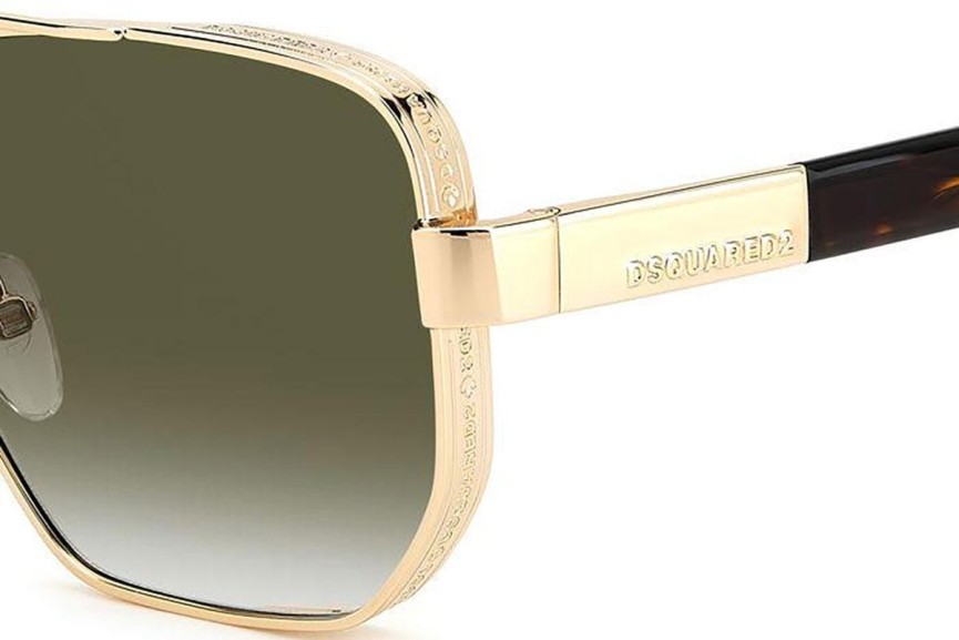 Слънчеви очила Dsquared2 D20083/S 06J/9K Пилотни Златна