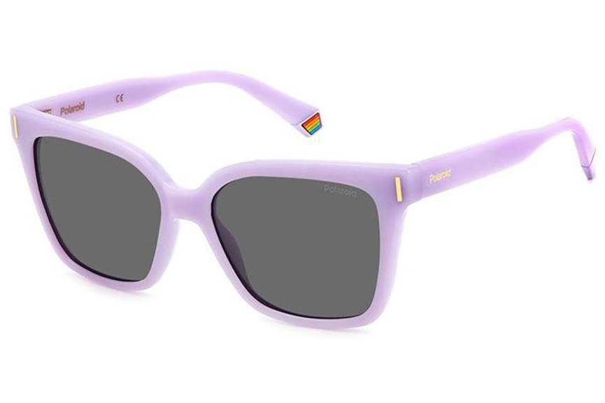 Слънчеви очила Polaroid PLD6192/S 789/M9 Polarized Око на котка Виолетова