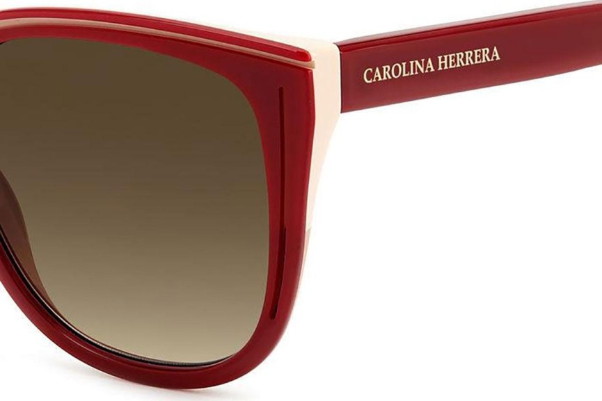 Слънчеви очила Carolina Herrera HER0144/S R9S/HA Заоблени Червена