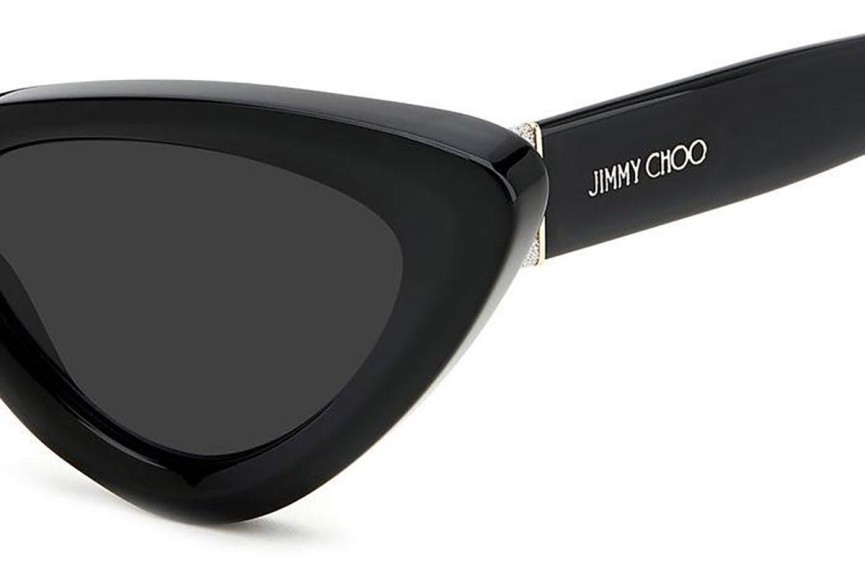 Слънчеви очила Jimmy Choo ADDY/S 807/IR Око на котка Черна