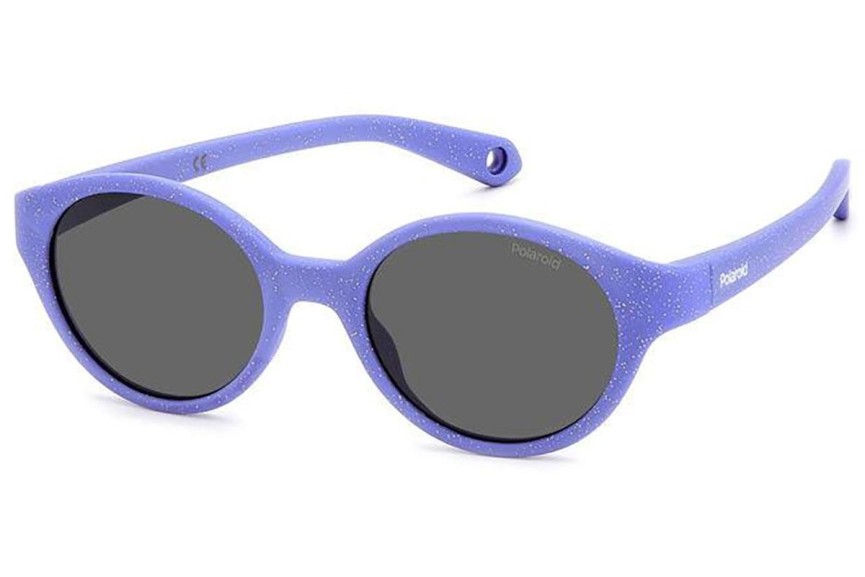 Слънчеви очила Polaroid Junior PLDK007/S MW2/M9 Polarized Овални Виолетова