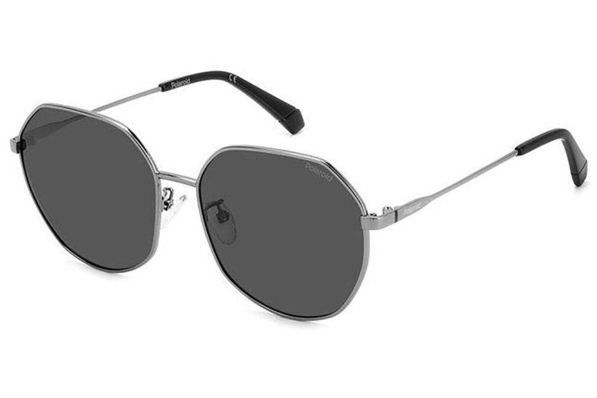 Слънчеви очила Polaroid PLD4140/G/S/X KB7/M9 Polarized Квадратни Сребърна