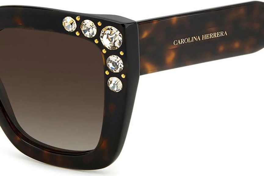 Слънчеви очила Carolina Herrera HER0130/S 086/HA Квадратни Хавана