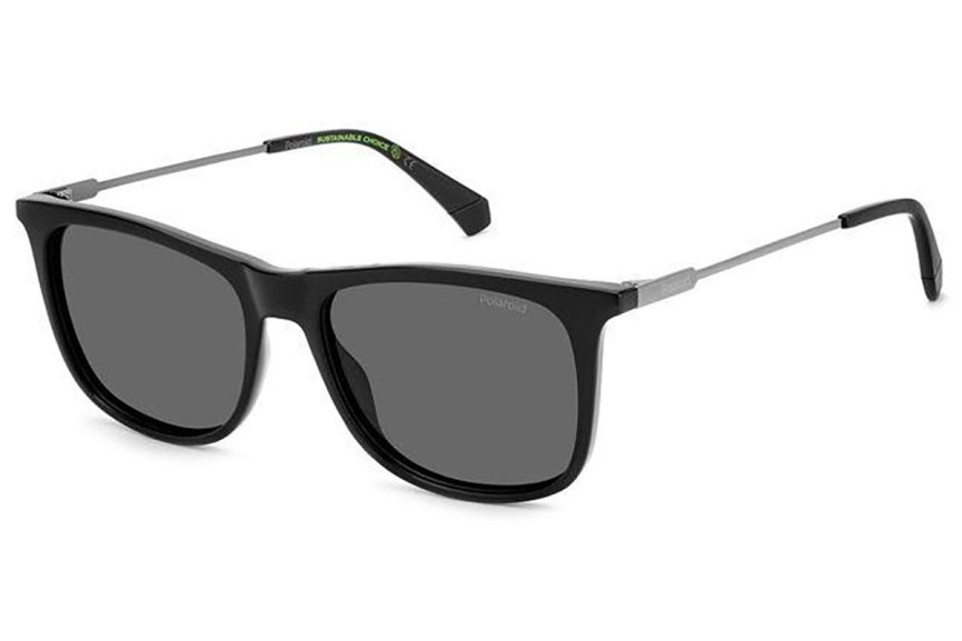 Слънчеви очила Polaroid PLD4145/S/X 807/M9 Polarized Квадратни Черна