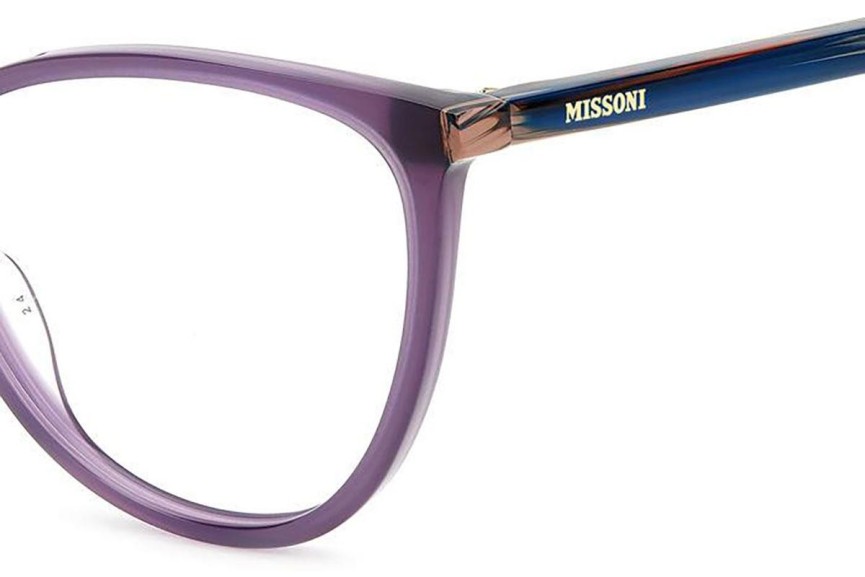 Очила Missoni MIS0136 B3V Око на котка Виолетова