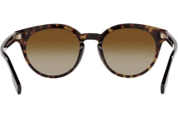 Слънчеви очила Burberry Amelia BE4326 3002T5 Polarized Заоблени Хавана